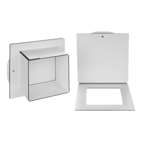 Labordurchreiche Montageset weiß
